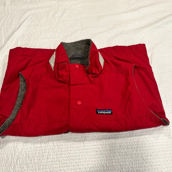 Patagonia vintage windbreaker red vest kids Medium (10-12)